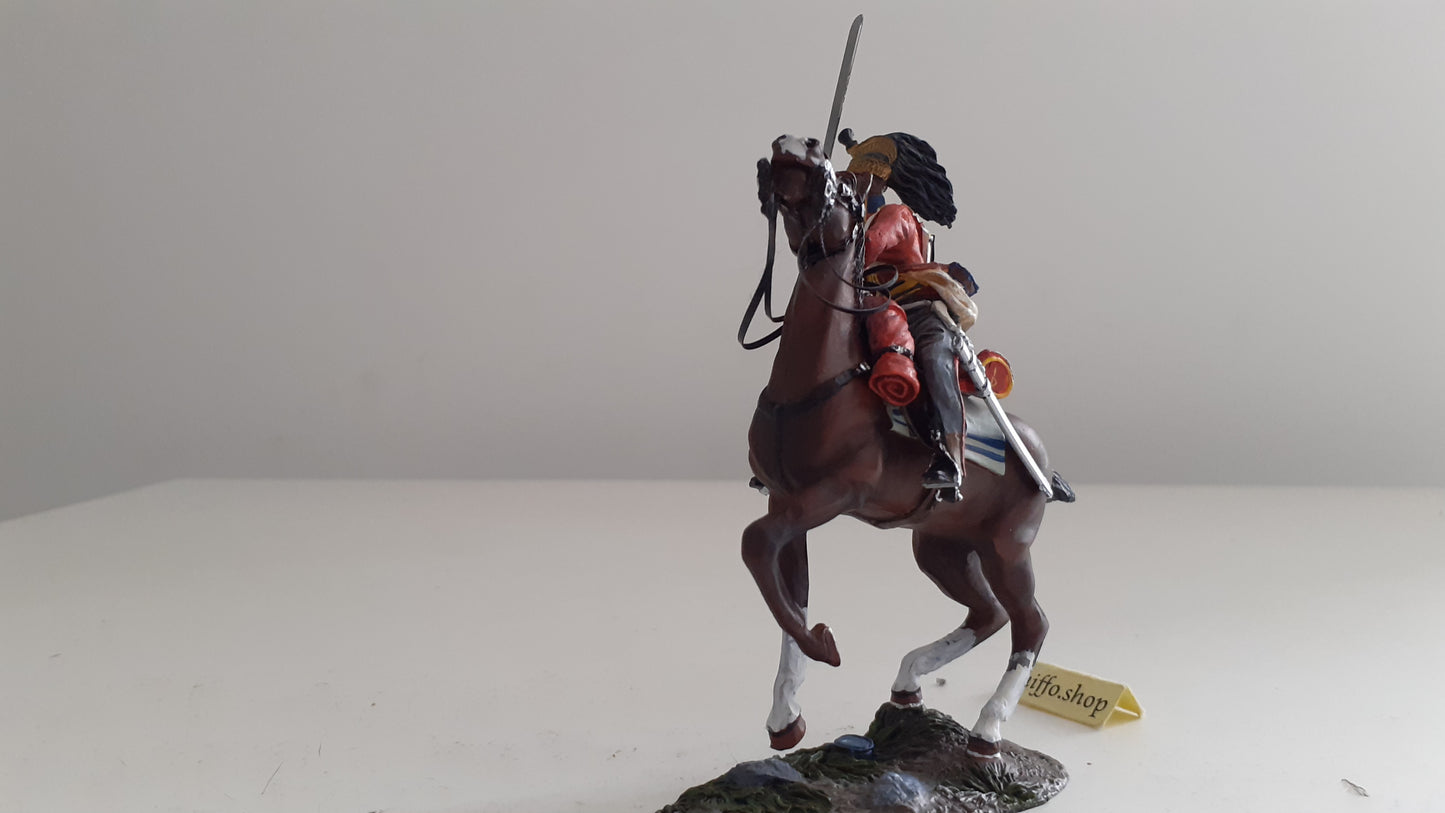 Britains 36062 Napoleonic hougoumont Waterloo 1st royal dragoons 600 made s8b47