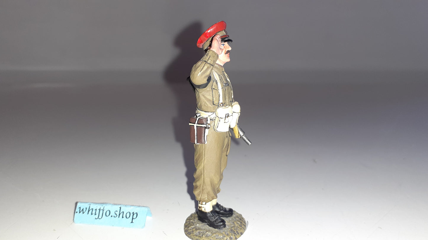 King and country Ww2 Dd155 British British Mp Saluting 2010 no box 1:30 W1211