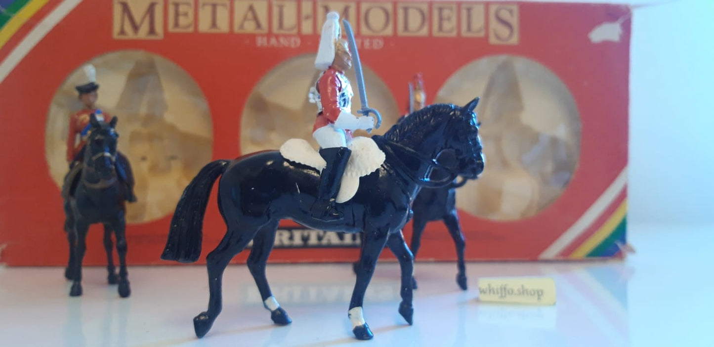 Britains 7233 ceremonial lifeguards queen  Buckingham palace 1:32 metal 1980s s7b11