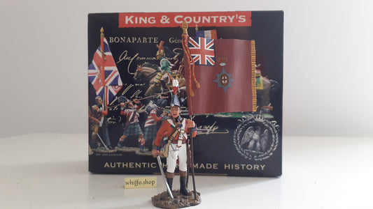 King and country Napoleonic Na126 Coldstream Guards colours flag 2007 boxd s130