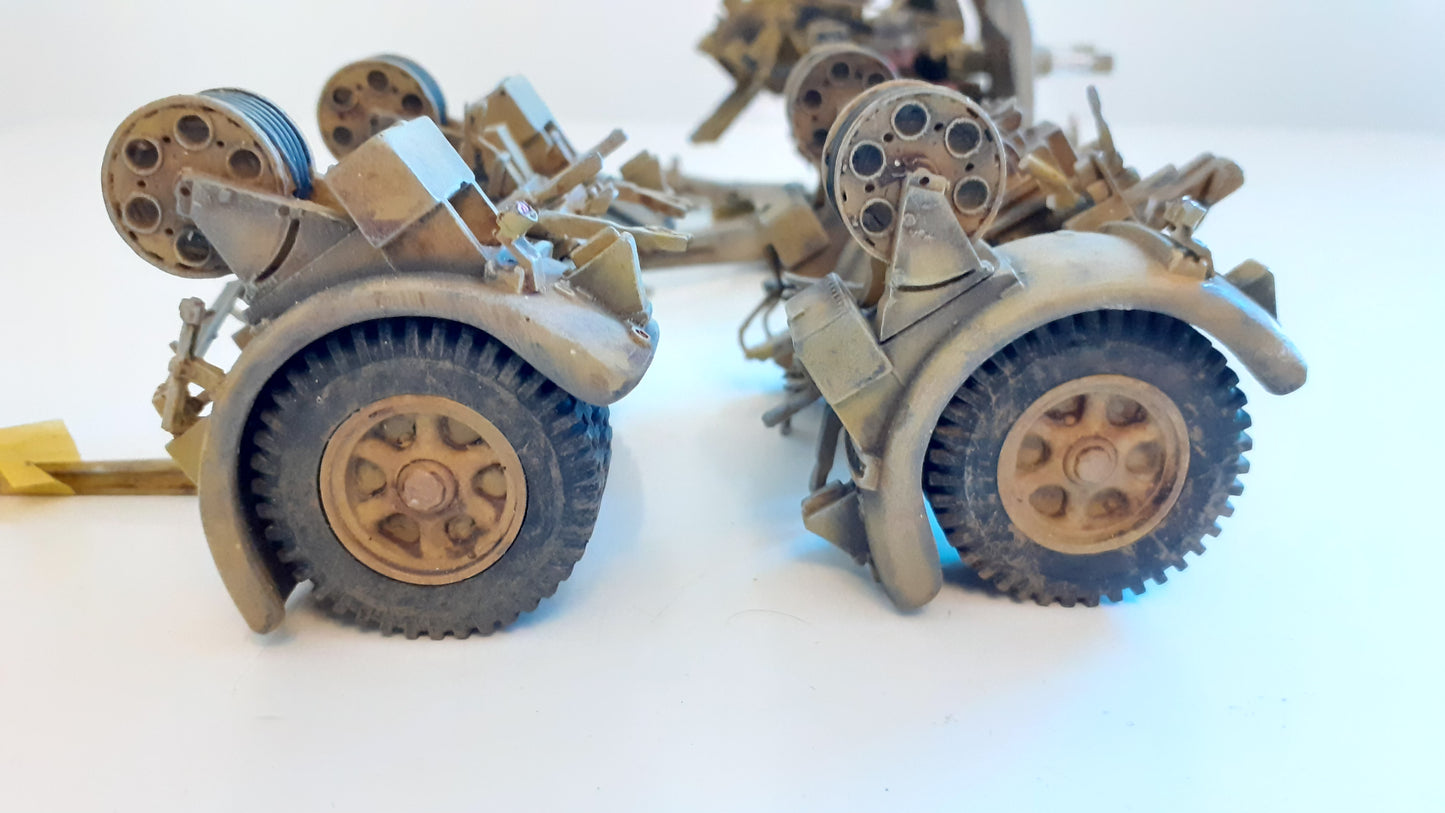 Figarti Ww2 German 88mm Crew Trailer. Only 100 Made 2009 boxd 1:30 king and country compatible  S475