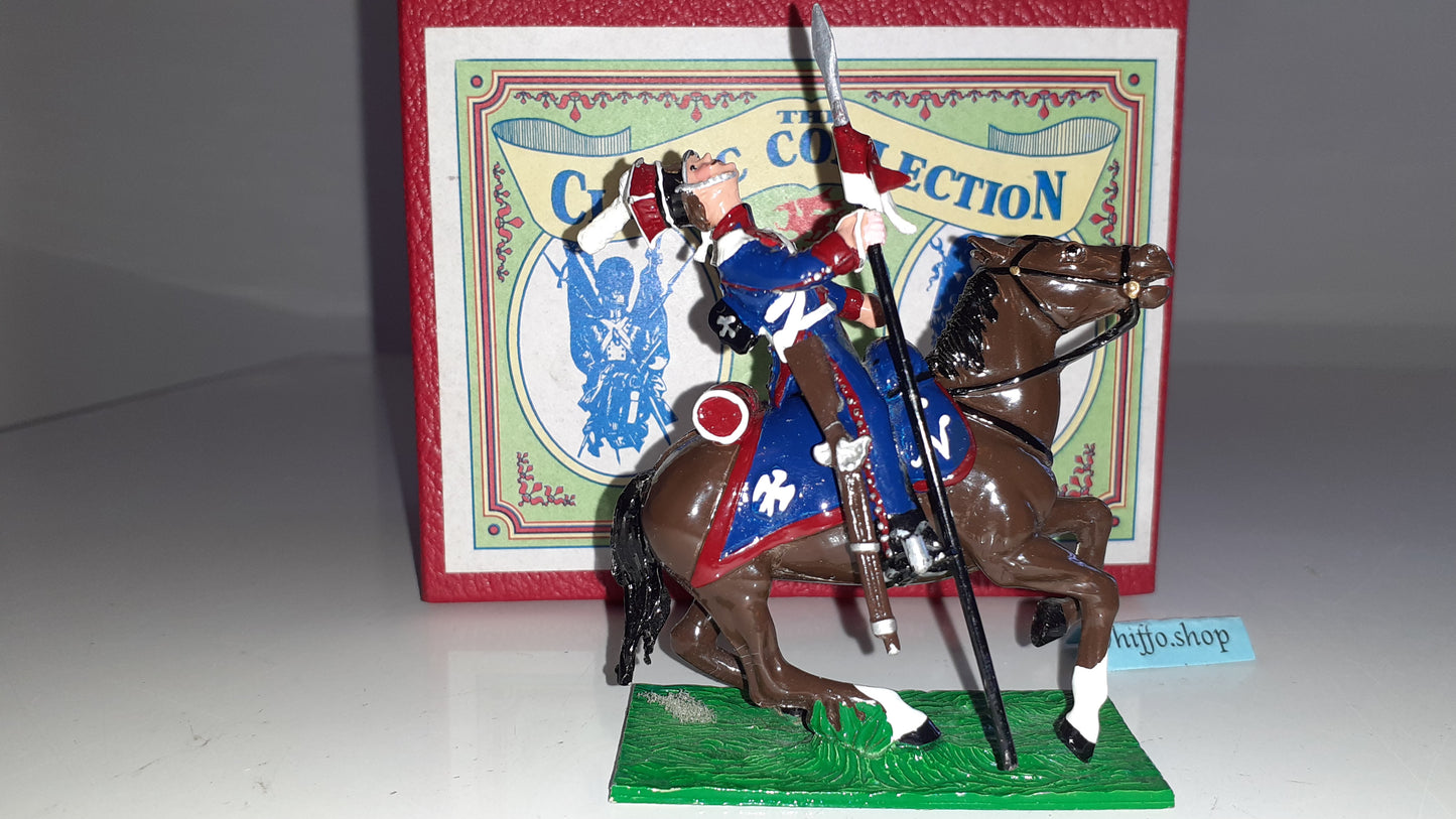 trophy miniatures 1991 Wa53f Polish Lancer Waterloo Napoleonic 1:32 Box S7