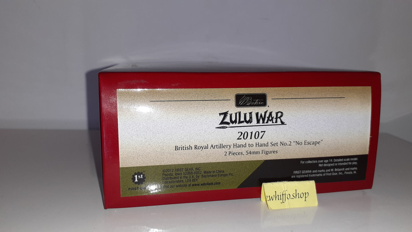 Britains 20107 Zulu wars 24th Artillery 1:32 metal no Escape limited edition of only 600 from 2012 boxed s8