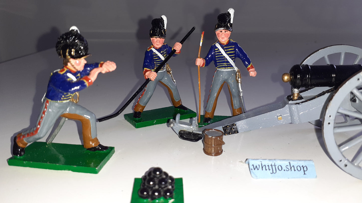 trophy miniatures 1991 Napoleonic Rha Rotal Horse Artillery Eq7 Eq59 1:32 s896