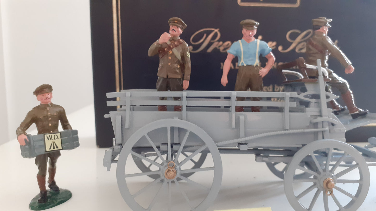 Britains 8920 Ww1 general service gs wagon 4 asc crew Khaki 1993 s148