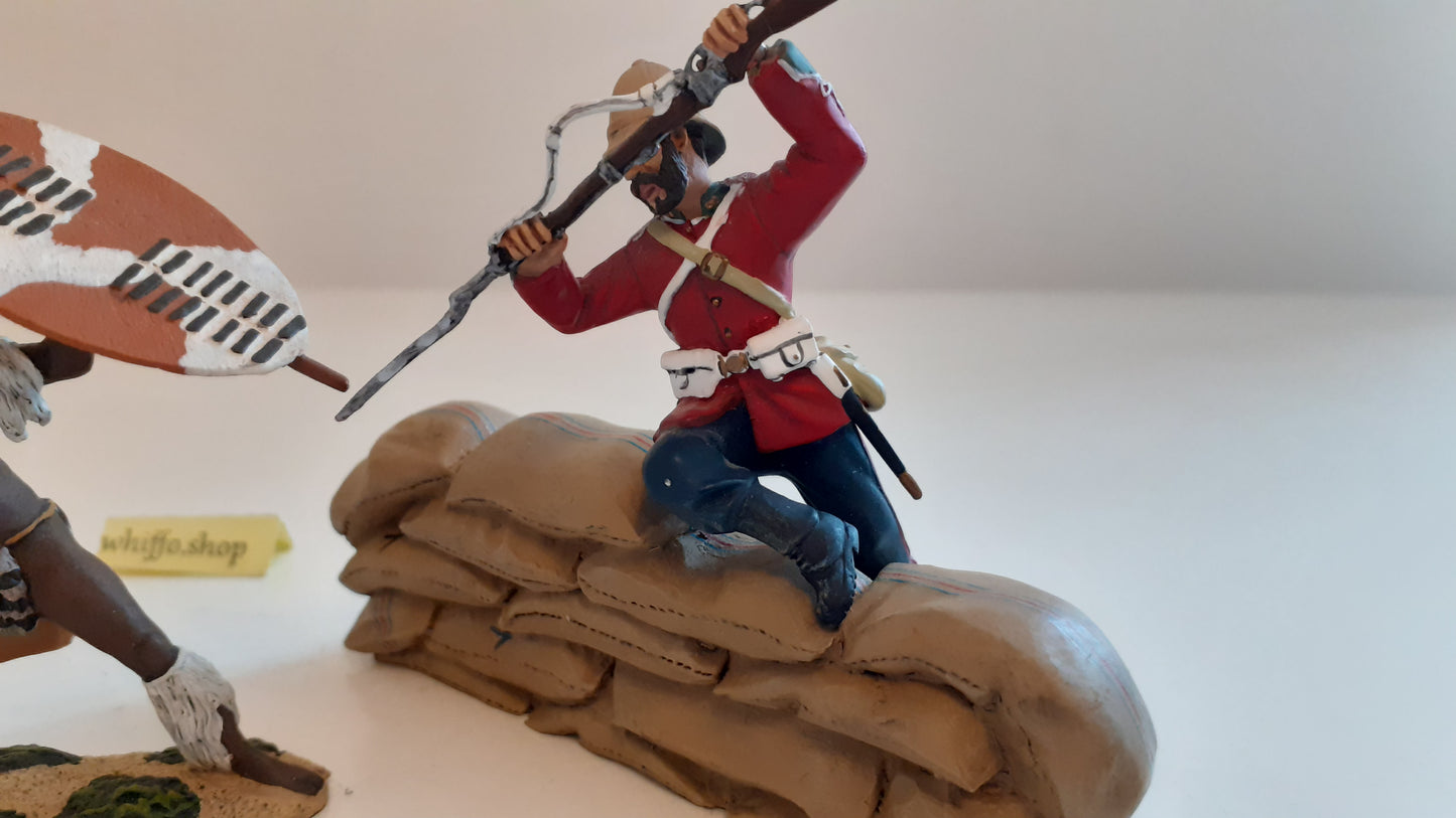 BRITAINS 20028 Zulu War overwhelm odds Only 600 Made 24th Foot 2008 1:32 S8b65