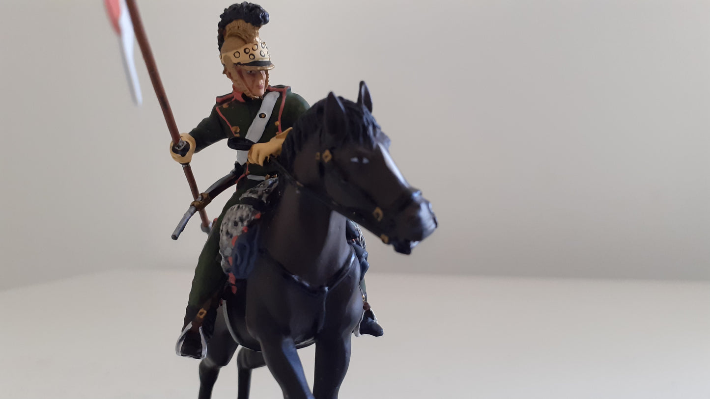 Britains 36069 Napoleonic hougoumont Waterloo French 3rd lancers rearing s450