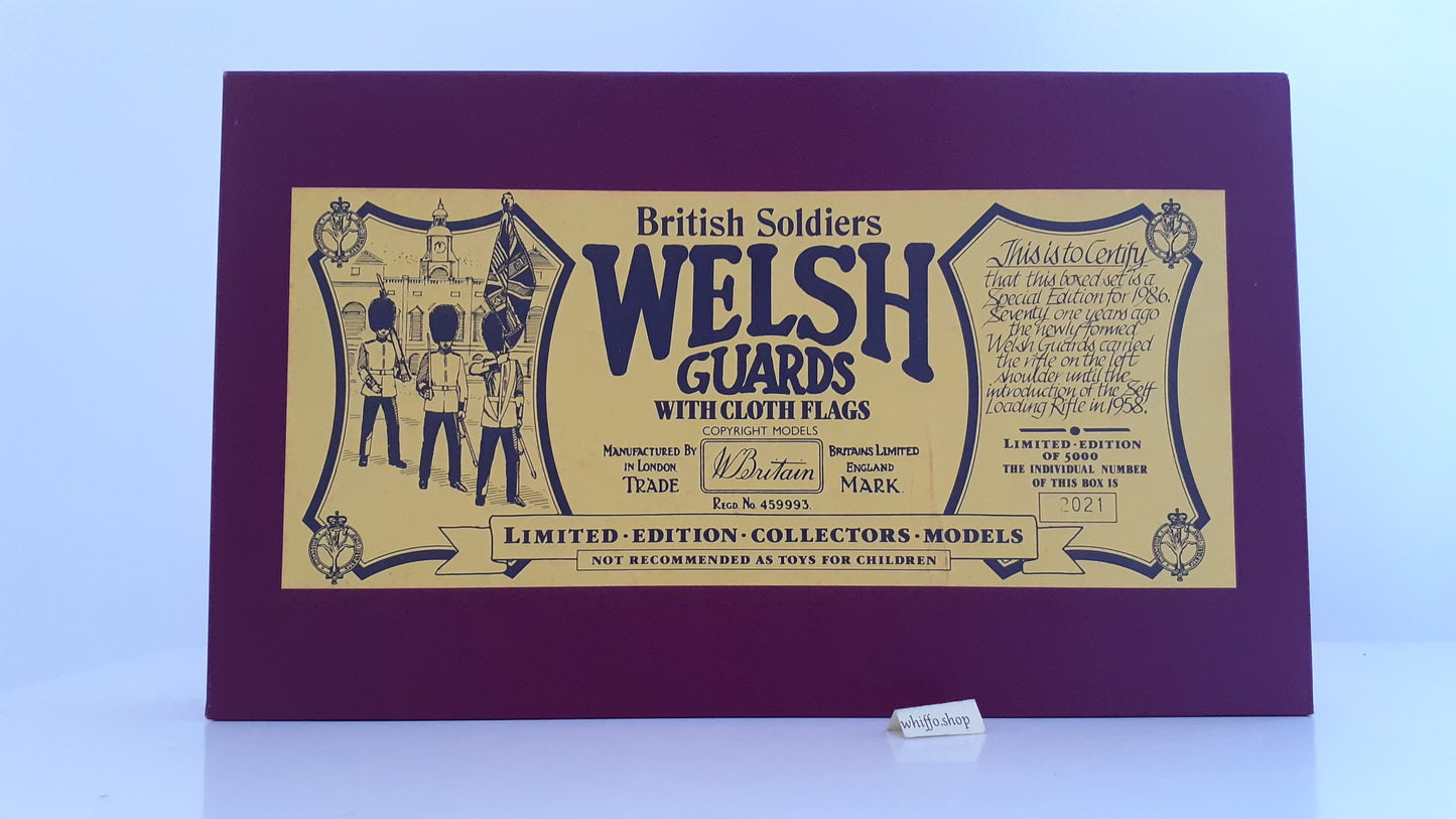 Britains limited edition 5186 welsh guards Buckingham Palace 1986 S734