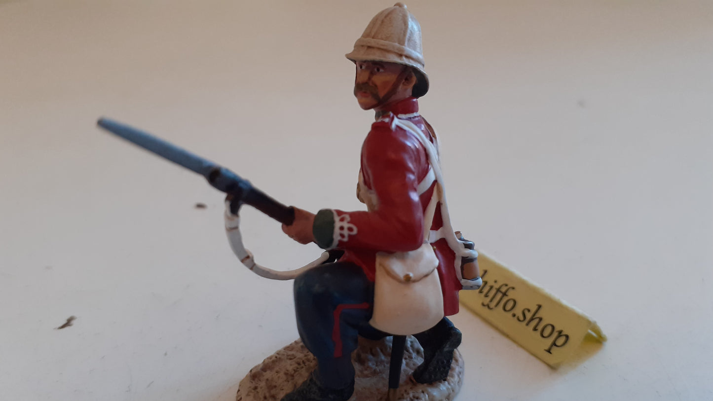 Britains 20165 Zulu wars 24th Foot kneeling 1:32 2014 boxed B627