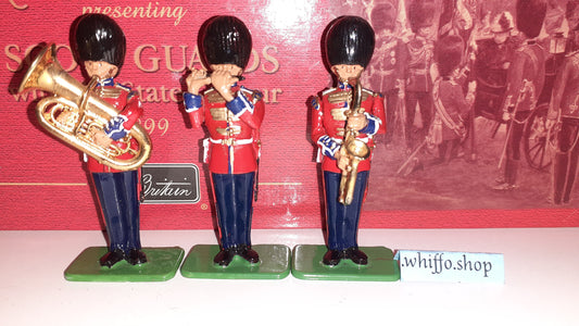 Britains 40106 Queen Victoria Scots Guards Brass band boxed  S8  for sale