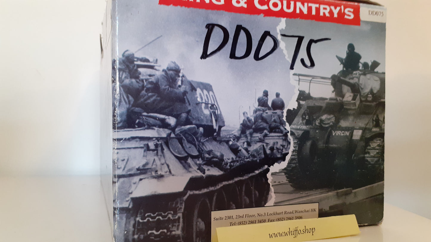 King and country ww2 US Army Willys Jeep D-day box 1:30  Dd075 Dd75 Wdb