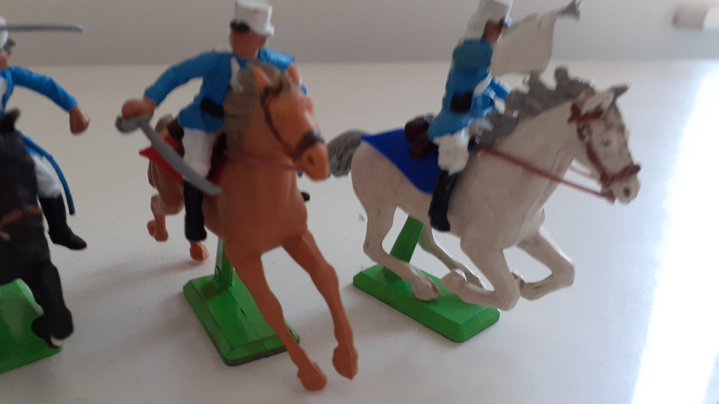 Britains deetail mounted french foreign legion ffl cavalry 1970s b231