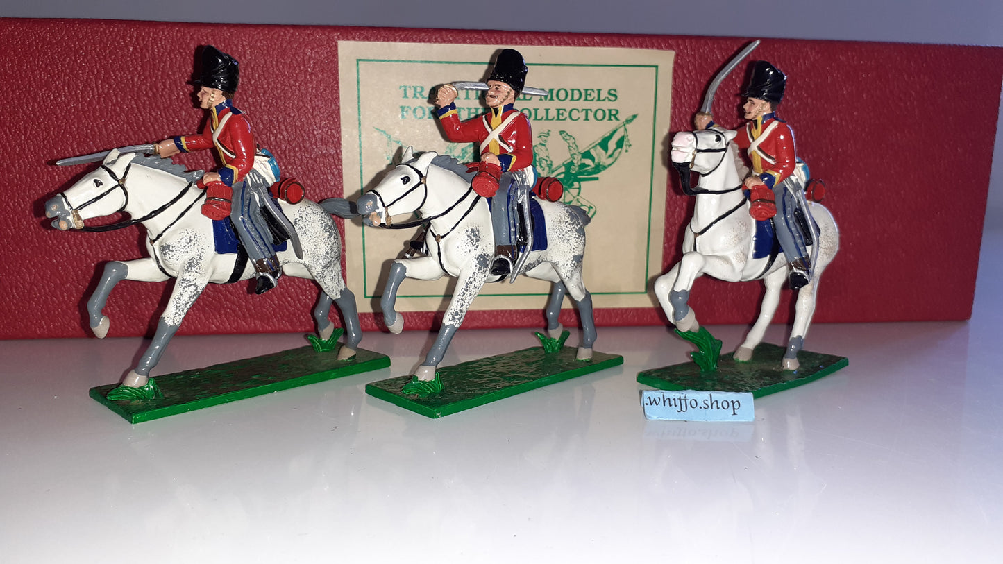 trophy miniatures 1991 Napoleonic War Scots Greys Brit Cavalry Wa51x 1:32 s8121
