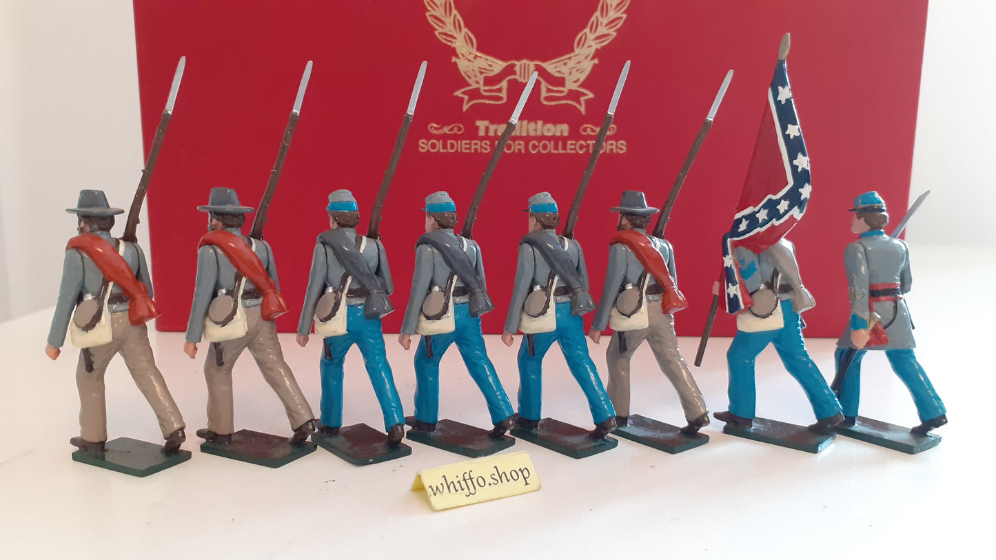 tradition 916 acw confederate infantry 1995 made 1:32 metal S450