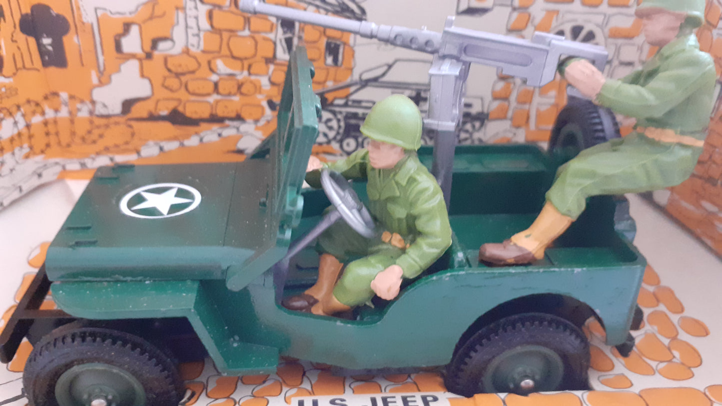 Britains 9786 1974 deetail ww2 u.s. willys jeep boxed 1:32  s526