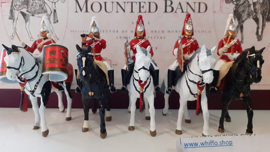 Britains limited edition life guards mounted band 1995  5195 Set 1 Mib s4