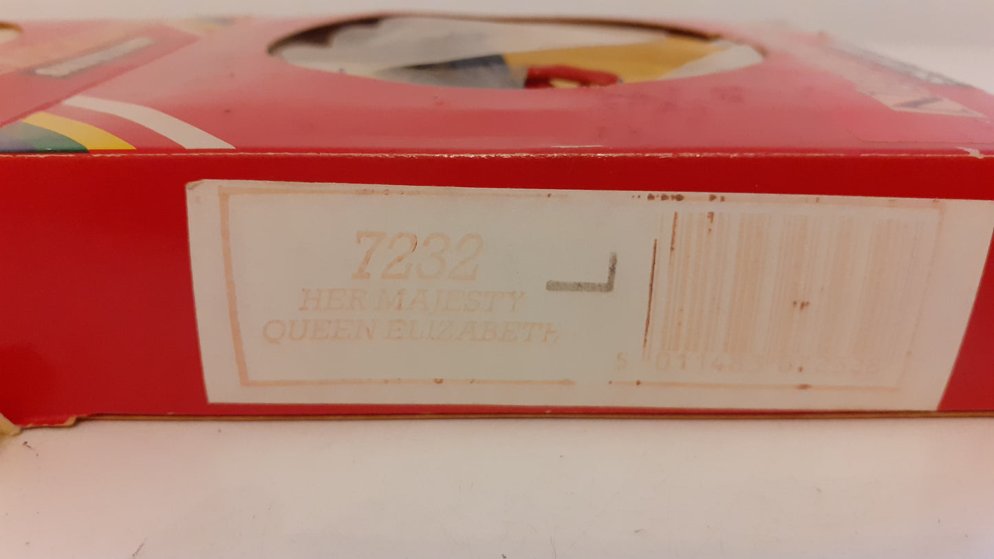 Britains 7232 7246 ceremonial lifeguard standard bearer queen  1:32 1980 s7b8