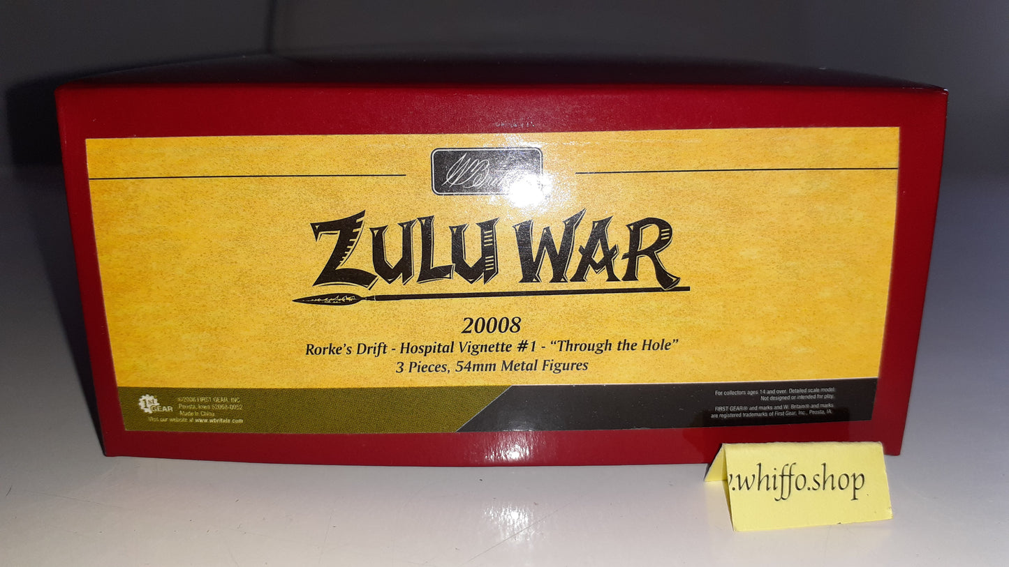 Britains 20008 Zulu wars 24th foot 1:32 Boxed Hospital Through Hole 2008 S7