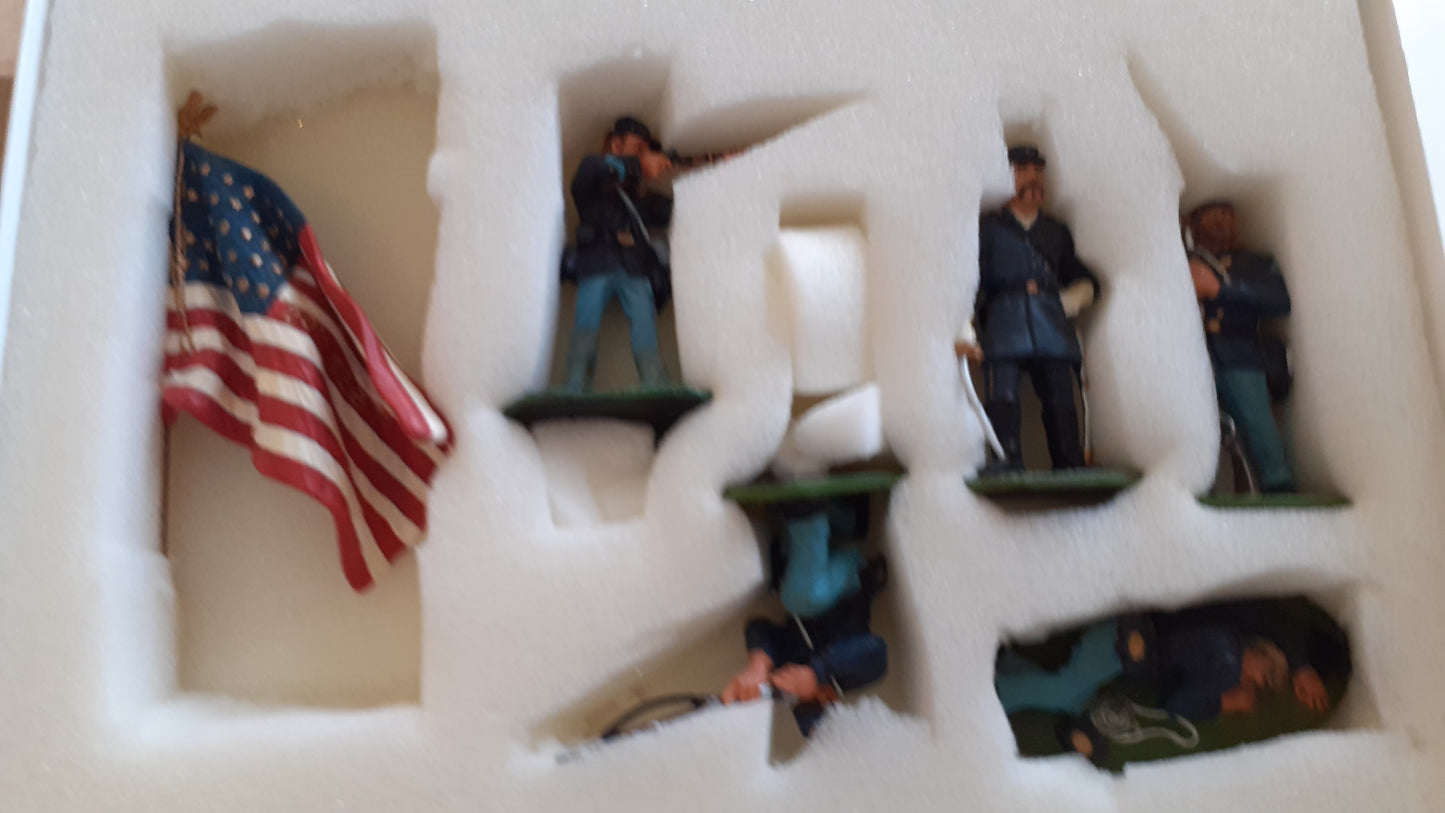 Britains Acw Union Infantry 1:32 Red Box  Wdb