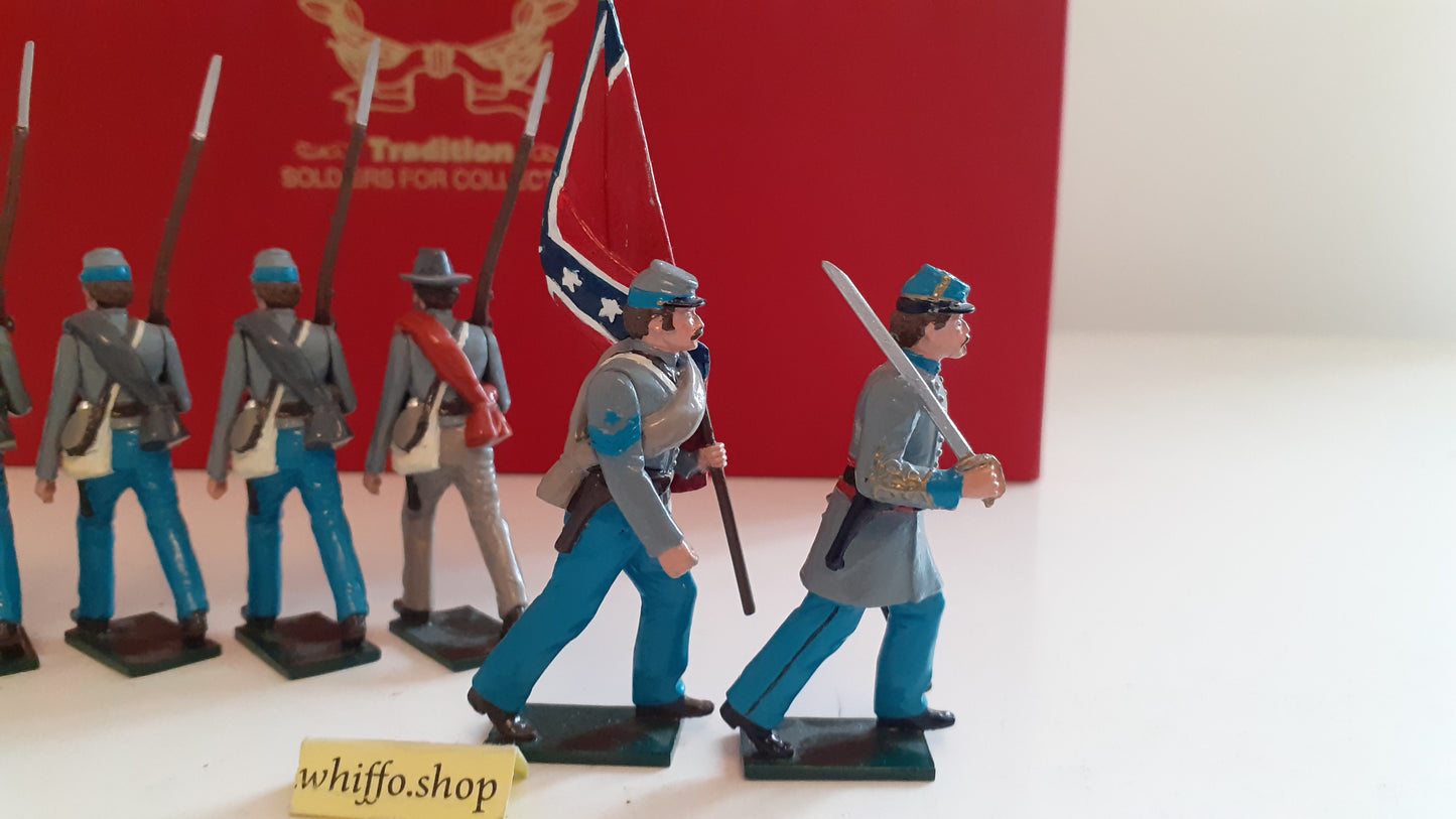 tradition 916 acw confederate infantry 1995 made 1:32 metal S450
