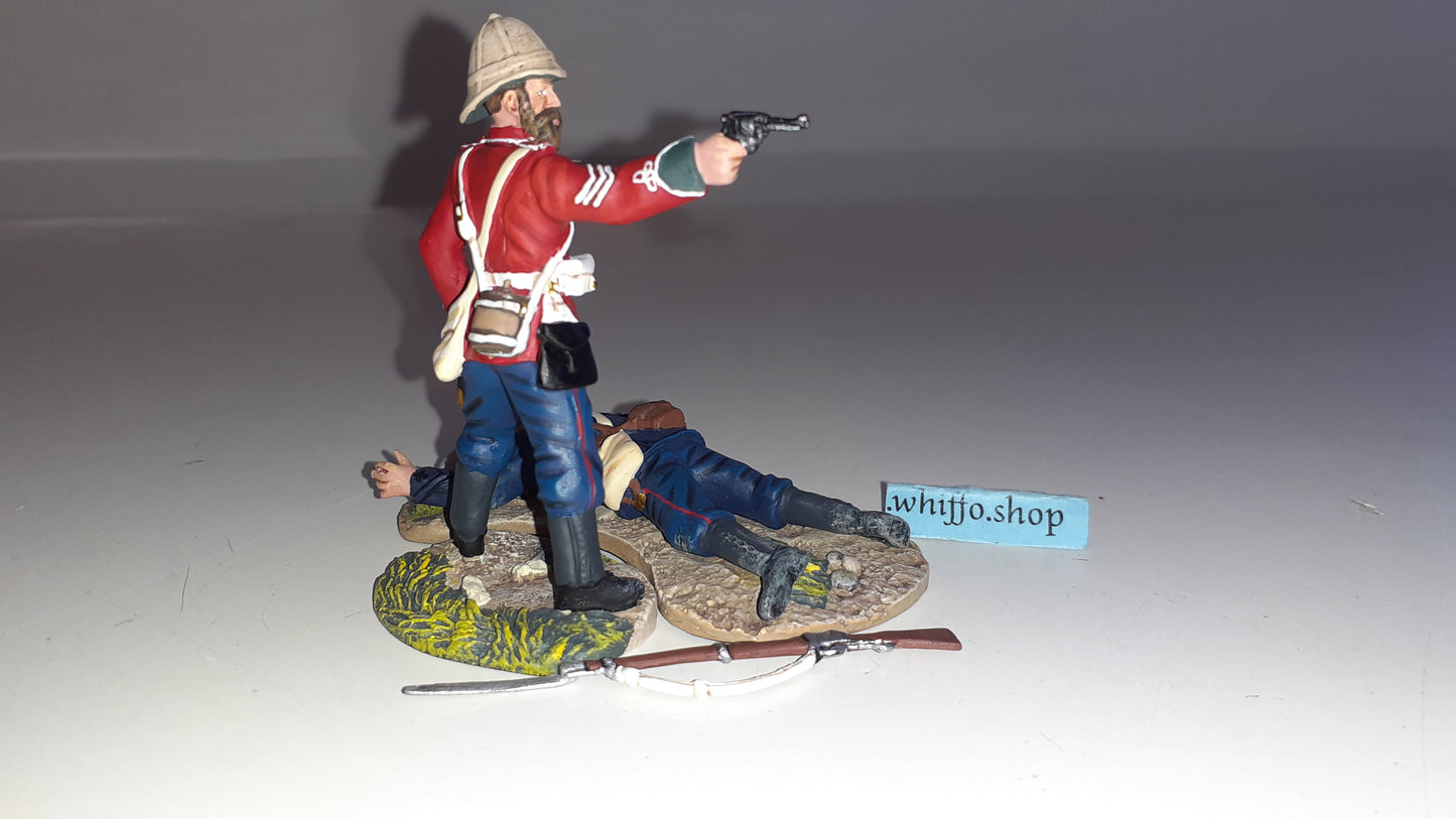 Britains 20123 Zulu wars 24th foot Pistol Indeed 2013 1:32 metal boxed b870