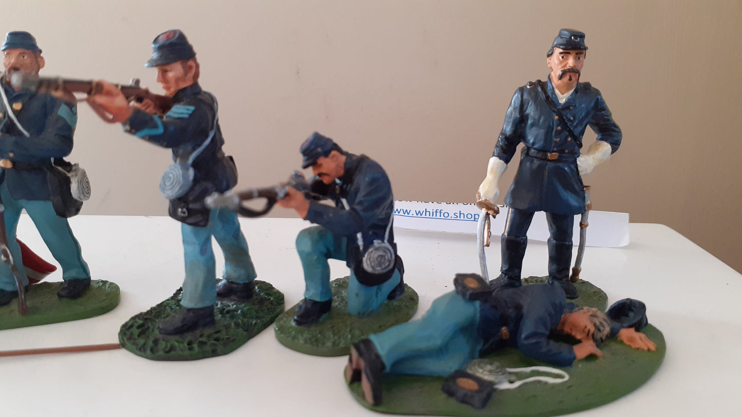 Britains Acw Union Infantry 1:32 Red Box  Wdb