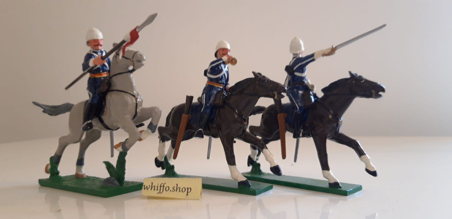 trophy miniatures 1991 Zulu War 17th Lancers Command Cavalry Zs31 1:32 s899
