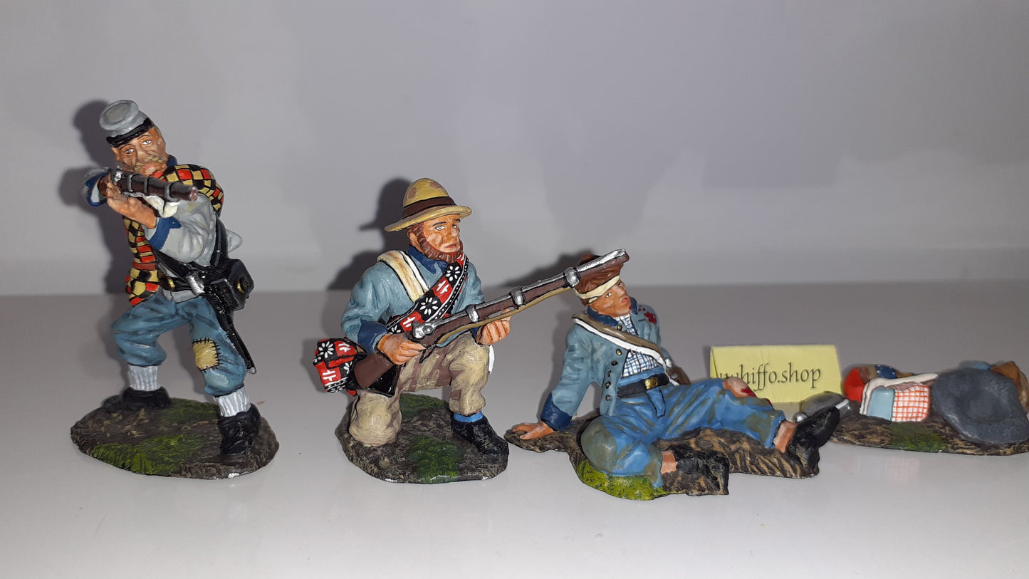 king and country Acw Confederate union Ready Acw09 1:30 metal boxed Wdb