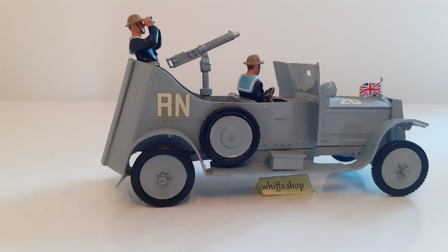 Britains 8925 royal navy armoured car vickers and crew ww1 1993 s435