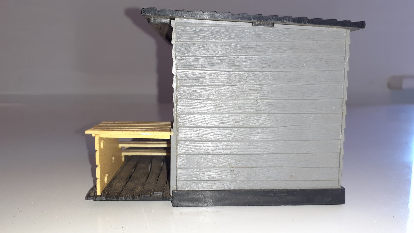Timpo acw Wild West Building  1970s Plastic Missing Parts 1:32
