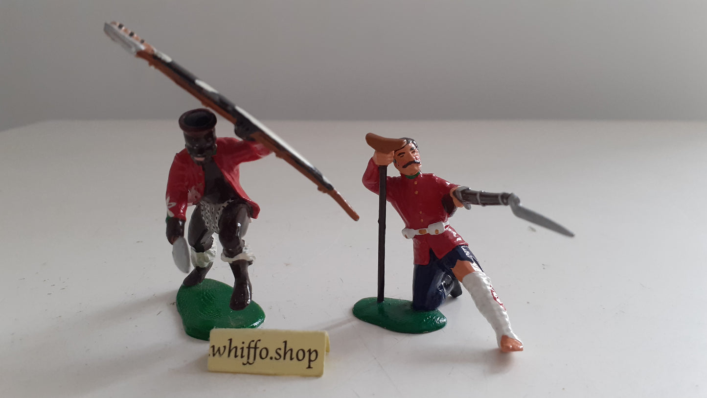 trophy miniatures 1991 Hz4a Zulu War 24th Foot Zulus 1:32 metal Dc9