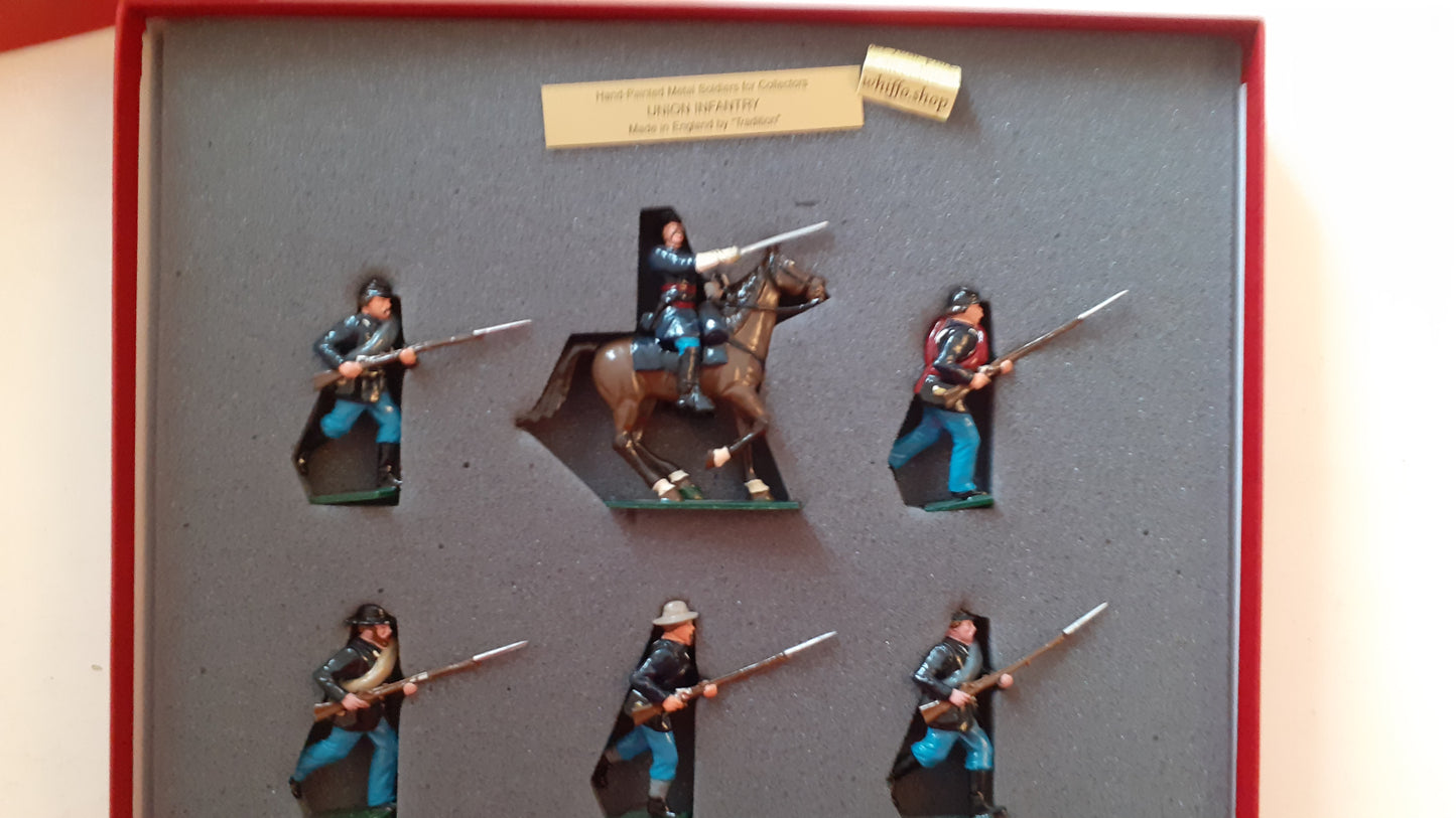 tradition 901 acw union infantry 1995 made 1:32 metal S450