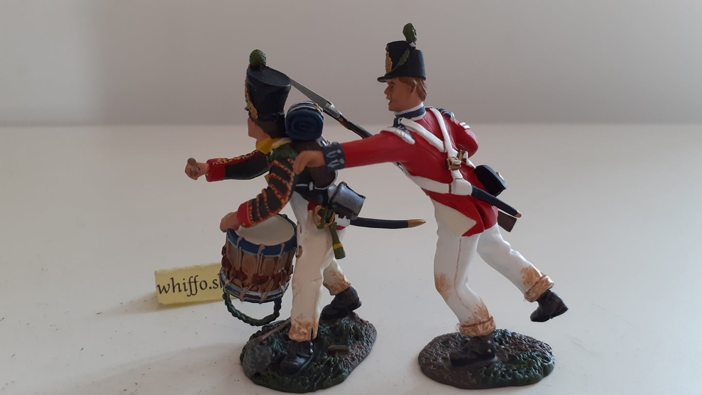 britains 17884 drummer  napoleonic hougoumont Waterloo coldstream 2007 box s533