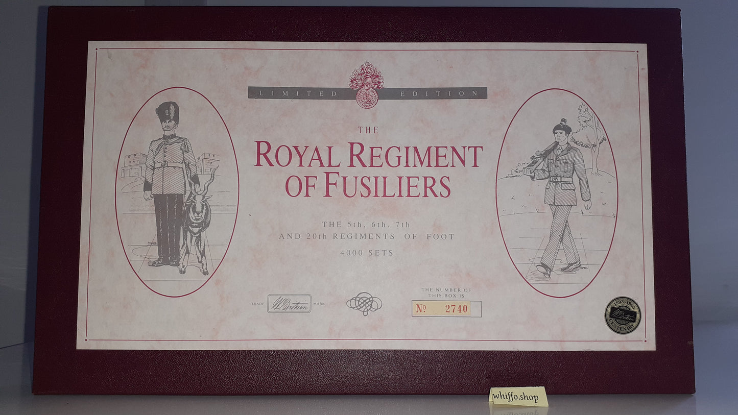 Britains limited edition royal regiment of fusiliers 1993 5193 s745