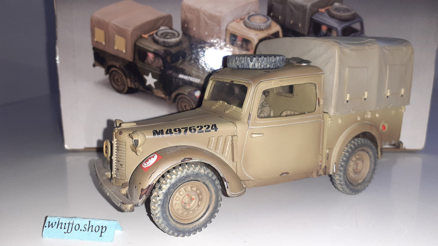 King and country 2010  ww2 8th Army Austin Light Truck box 1:30 Ea056 S169