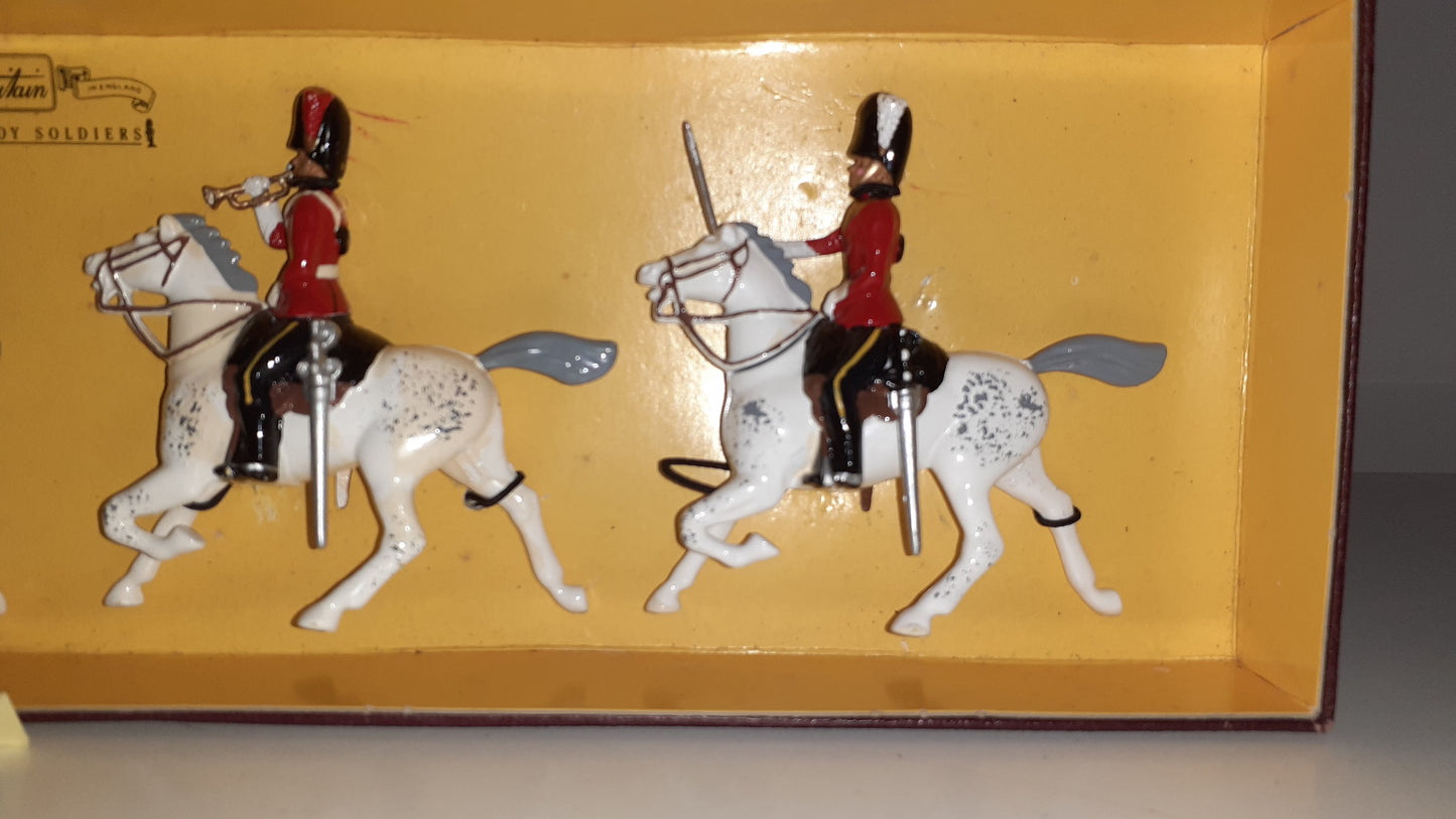 Britains 8850 2nd Dragoons Scots Greys 1:32 metal  boxed  1994 S722