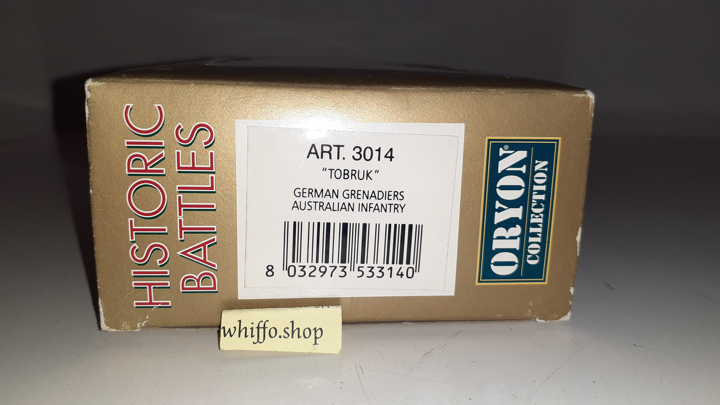 Oryon Ww2 3014 Tobruk Afrika Korps Australia boxed 1:32 Britains Compatible S421