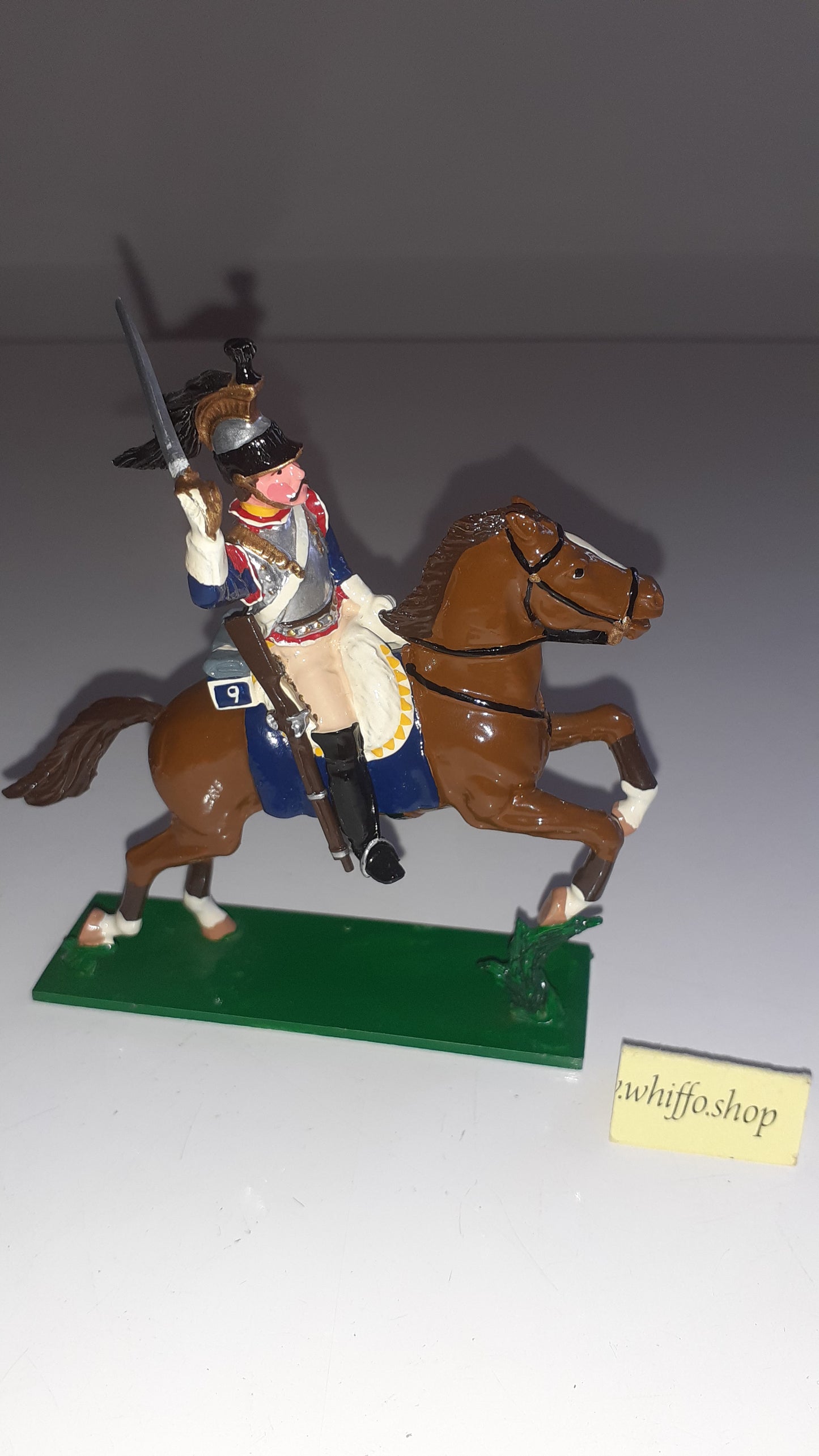 Early trophy miniatures 1991 Napoleonic War French Cuirassier Wa10a 1:32 s2