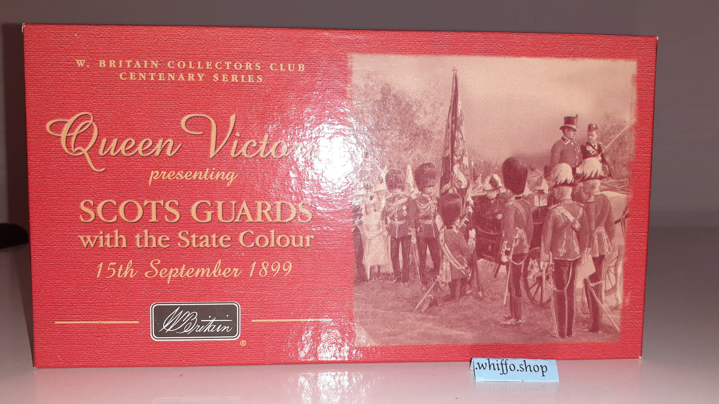 Britains 5994 Queen Victoria Scots Guards Brass band  1:32 metal boxed Set A  S8 for sale