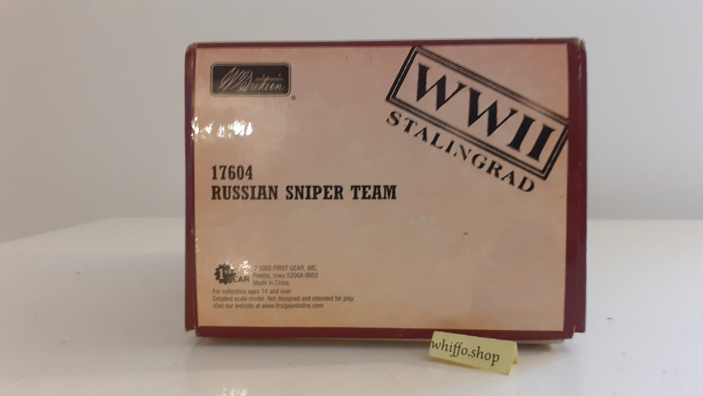 Britains 17604 Ww2 Russian Sniper Team Stalingrad 2005 1:32 metal S522