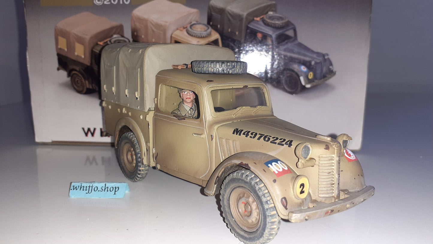 King and country 2010  ww2 8th Army Austin Light Truck box 1:30 Ea056 S169