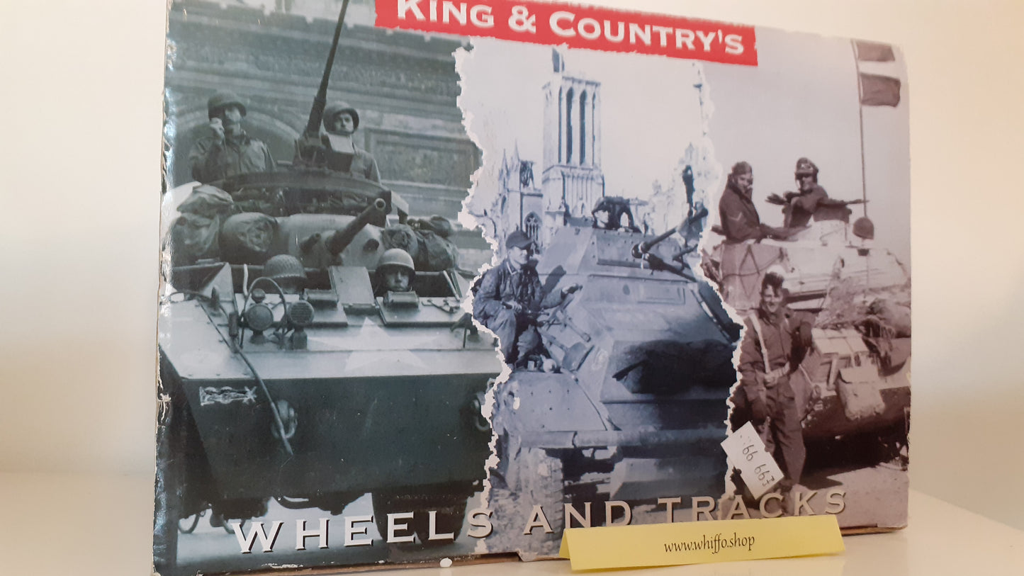 King and country ww2 US Army Willys Jeep D-day box 1:30  Dd075 Dd75 Wdb