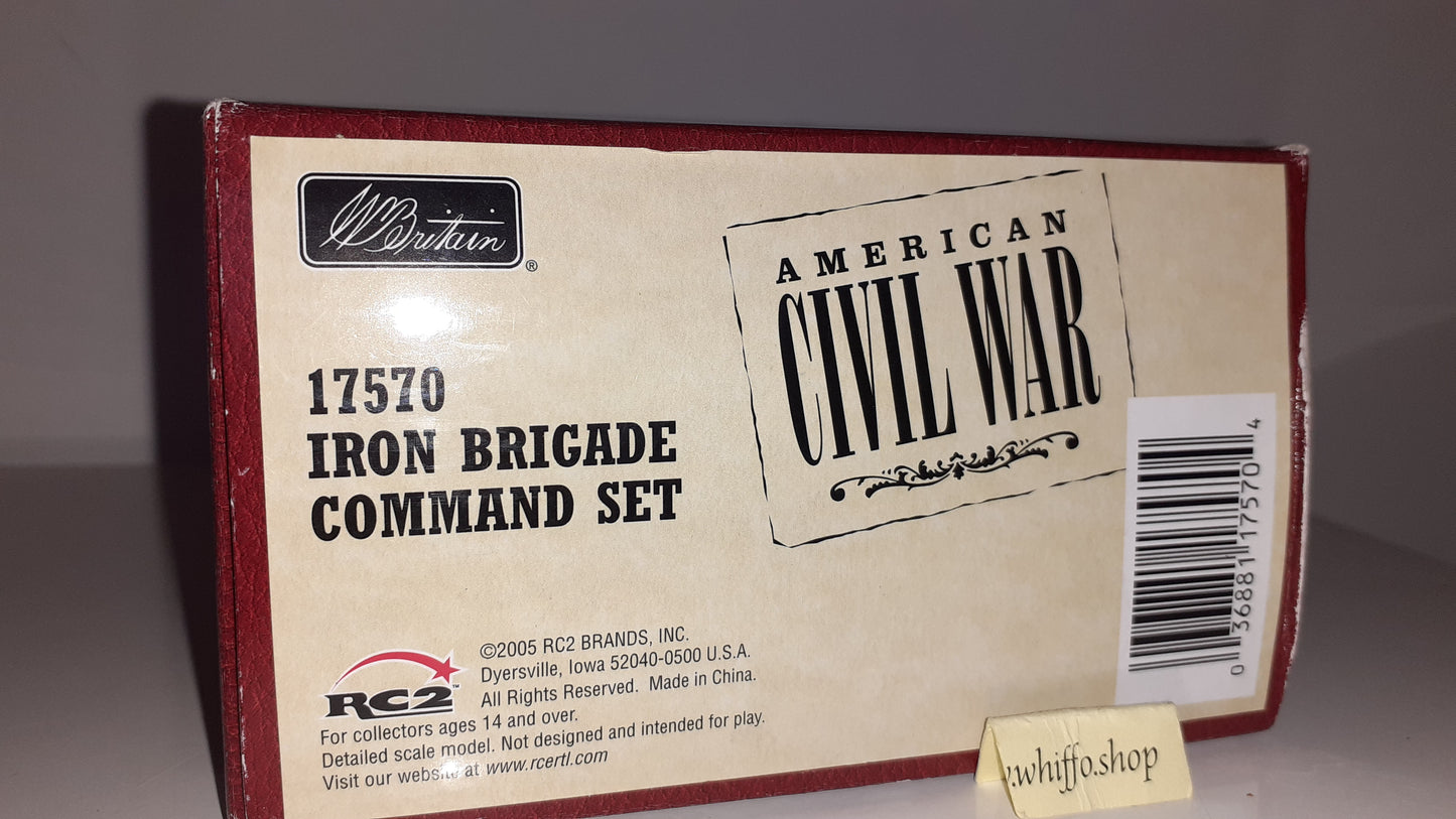 Britains Acw 17570 Iron Brigade Command Set 2005 boxed S5