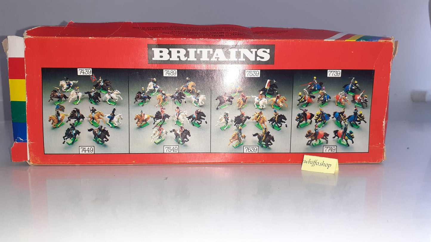 Britains deetail 7498 1980 Deetail 7th Cavalry boxed 1:32 S7