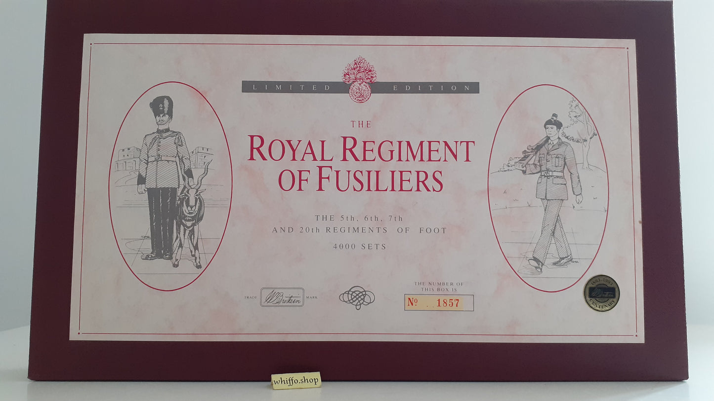 Britains limited edition royal regiment of fusiliers 1993 5193 s729