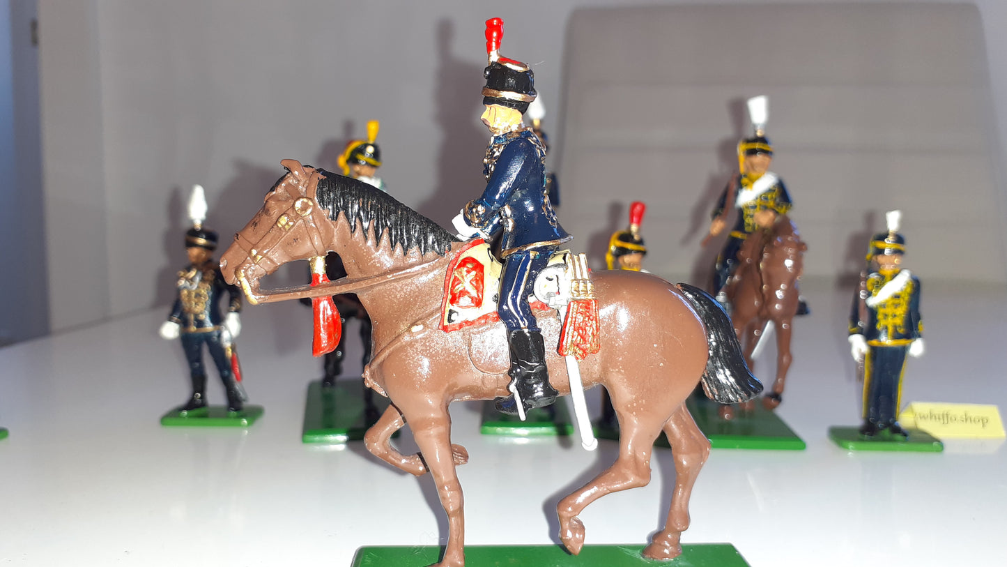 Britains 00318 Hamleys Hussars 14th 15th 20th 21st metal boxed 2000 S7