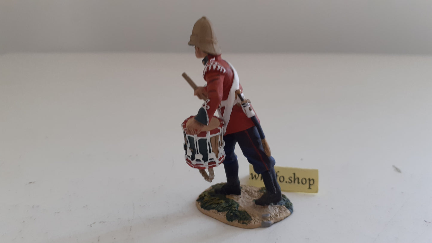 Britains 20065 Zulu wars 24th foot drummer  boy 2010  1:32 metal boxed b630