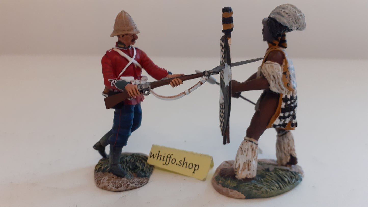 Britains 20131 24th foot stuck bayonet in shield 500 made Zulu War 2013 s564