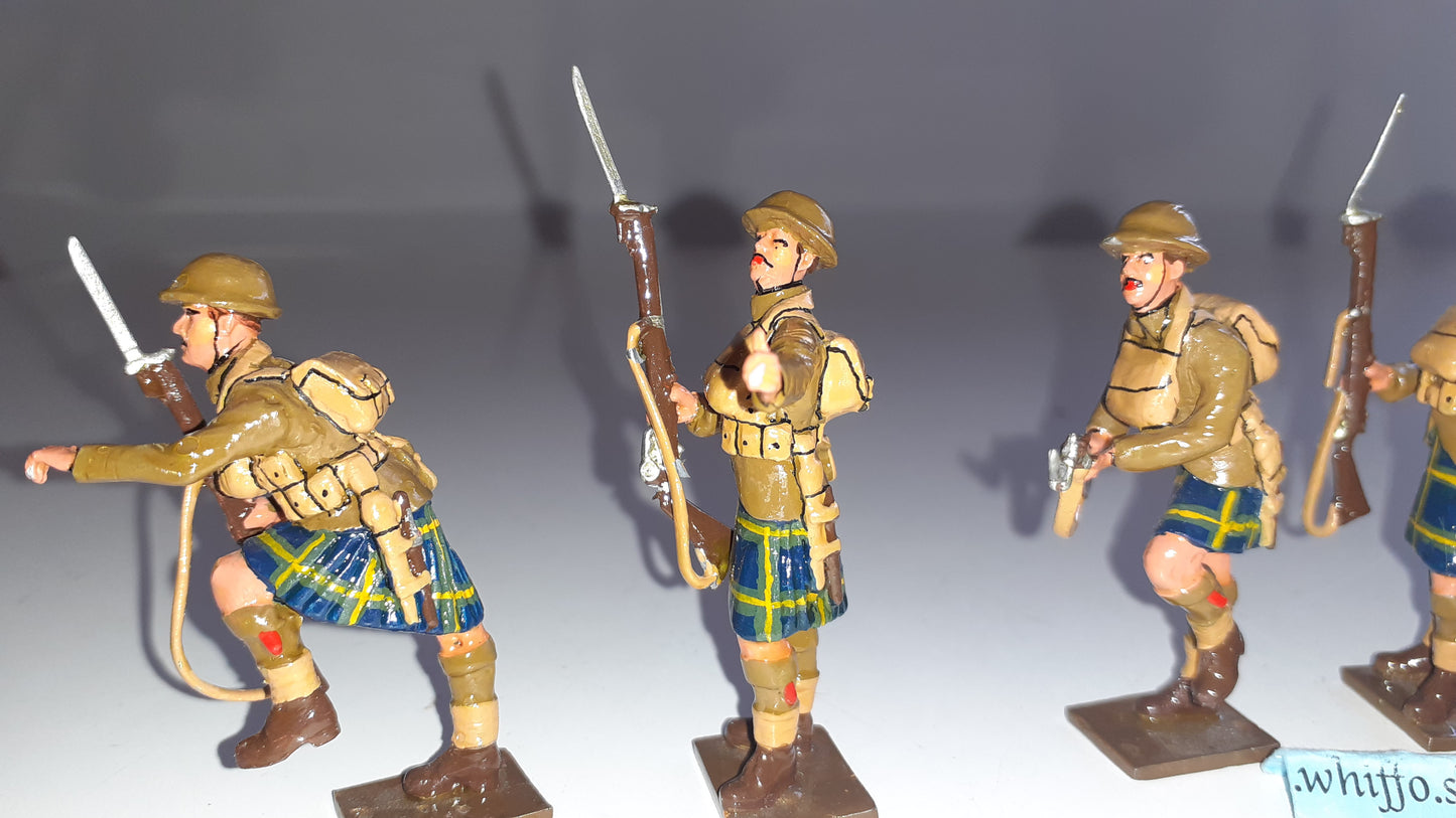 Britains Compatible Tommy Atkins Gordon Highlanders Over The Top ww1 1:32 S147