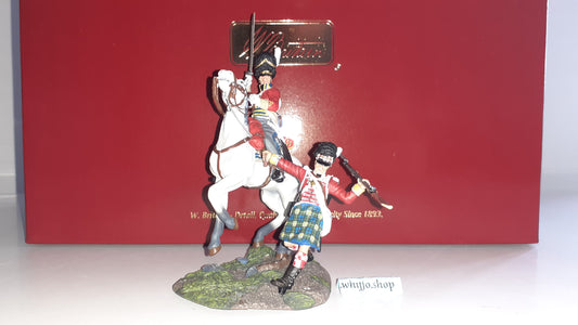 Britains 36064 Napoleonic Scots Grey Gordon Highlander waterloo 2009 1:32 S754